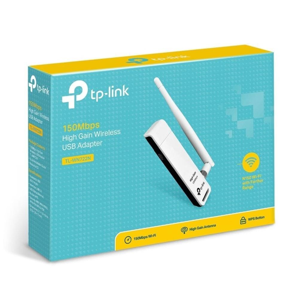 WIRELESS HIGH GAIN USB ADAPTER TP-LINK TL-WN722N 