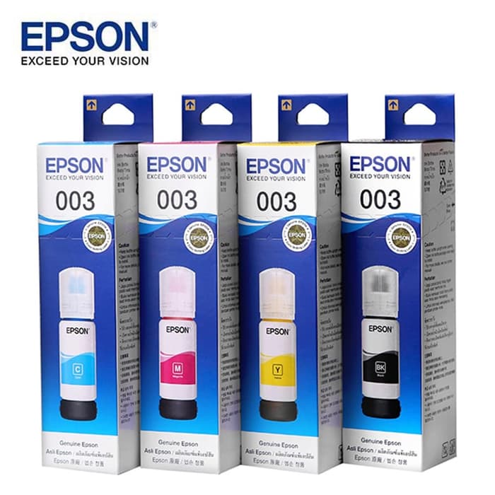 Tinta epson 003 bk / c / m / y  - k-galaxy.com