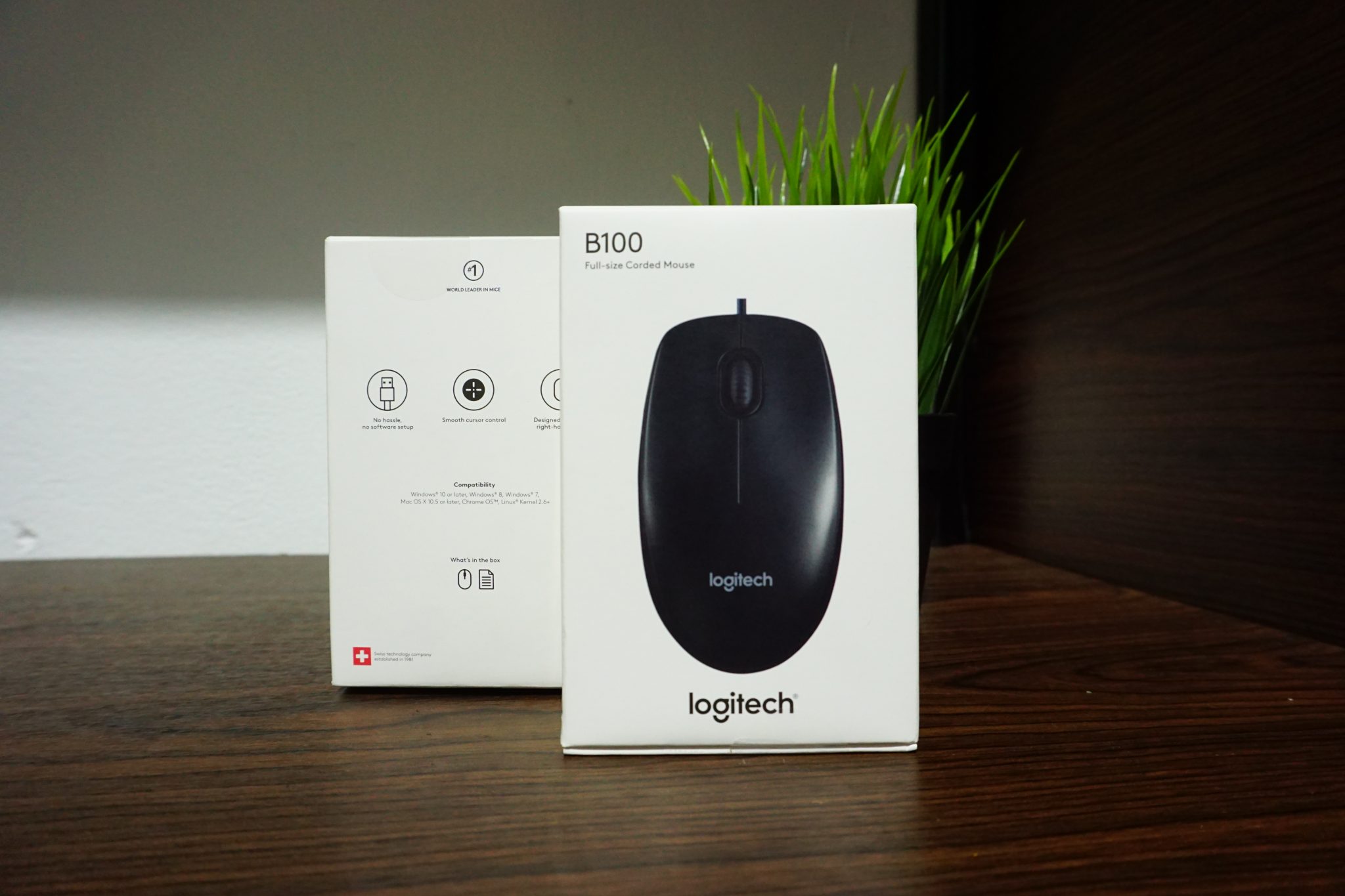 Mouse usb  logitech b100 - k-galaxy.com